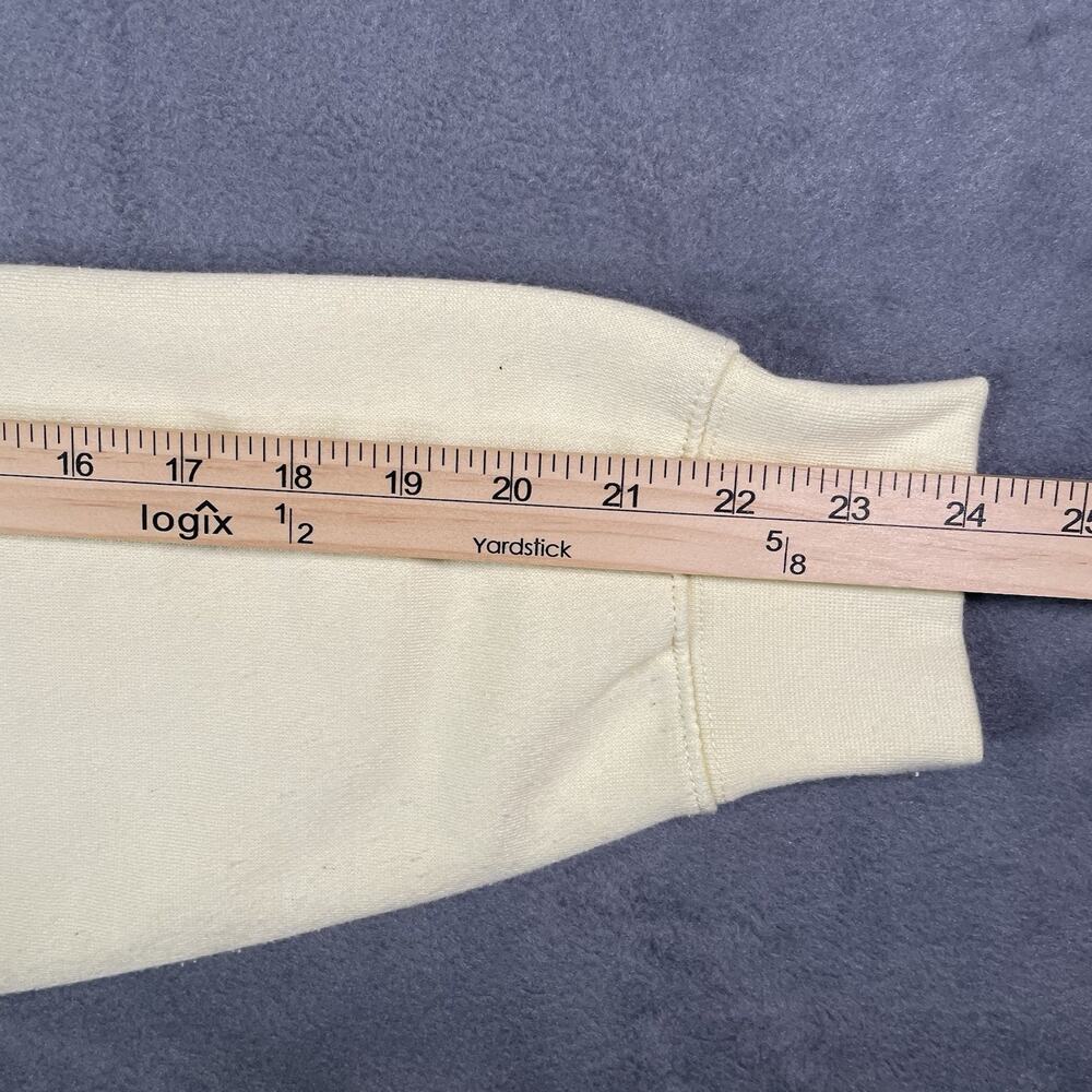 Men’s Nike Sportswear Fleece Sweatsuit Pale Yellow Hoodie Size M Joggers Size L - Picture 7 of 16